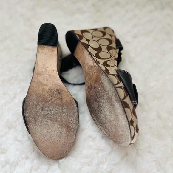 Coach Wedge Sandals - Picture 9 of 10